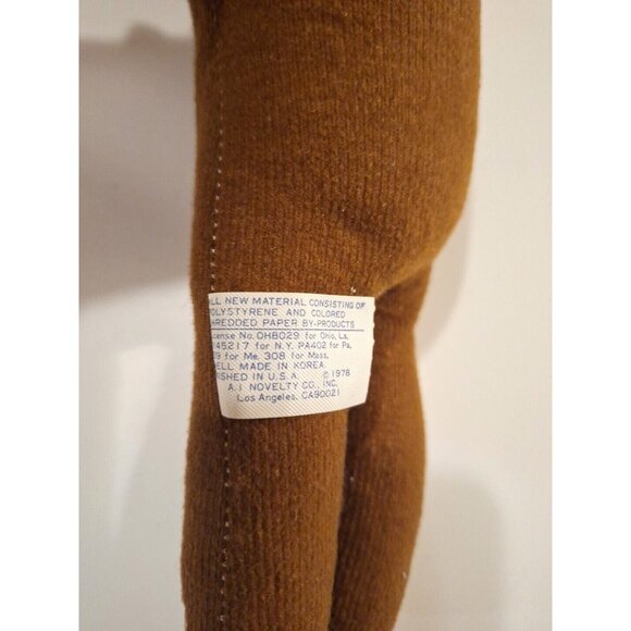 Coyote Plush A I Novelty Co 14" Carnival Fair Prize 1978 Vintage Wile E - Picture 2 of 14